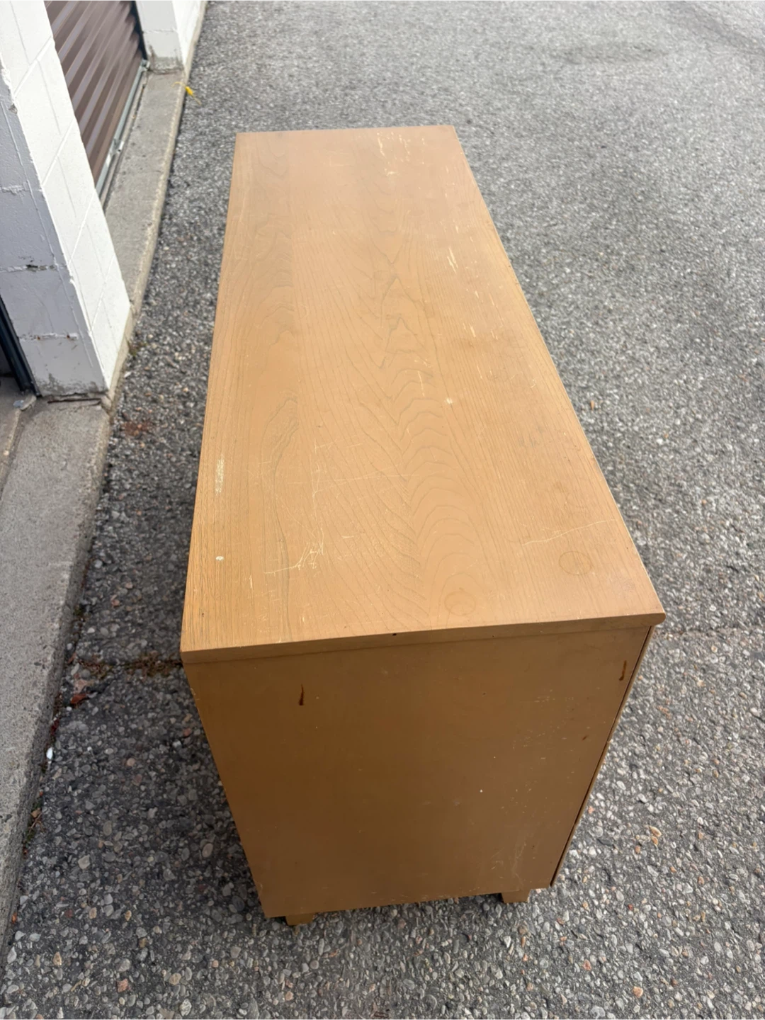 Free delivery used Six-Drawer Wooden Dresser - photo 5