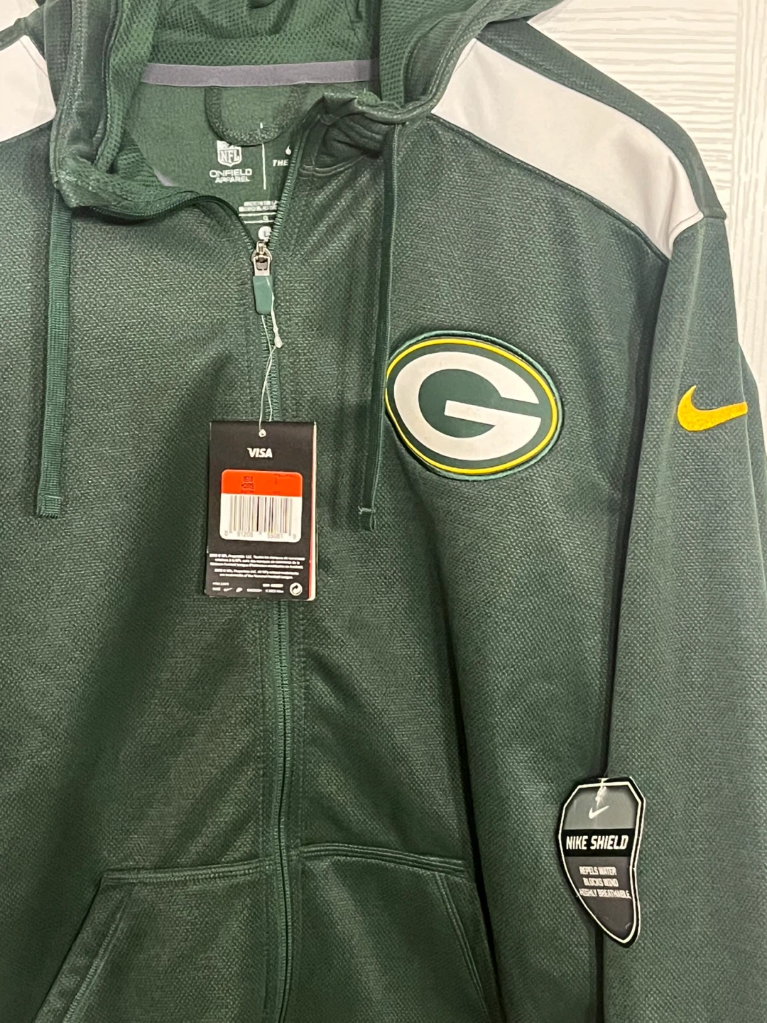 Green Bay Packers Nike Therma-Fit Hoodie - photo 2
