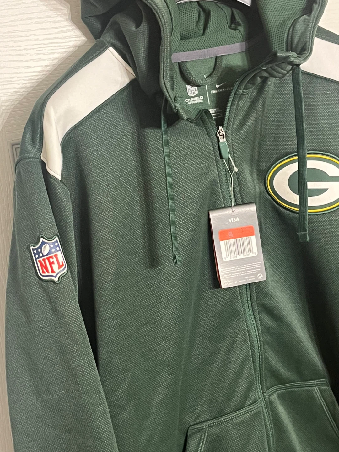 Green Bay Packers Nike Therma-Fit Hoodie - photo 3