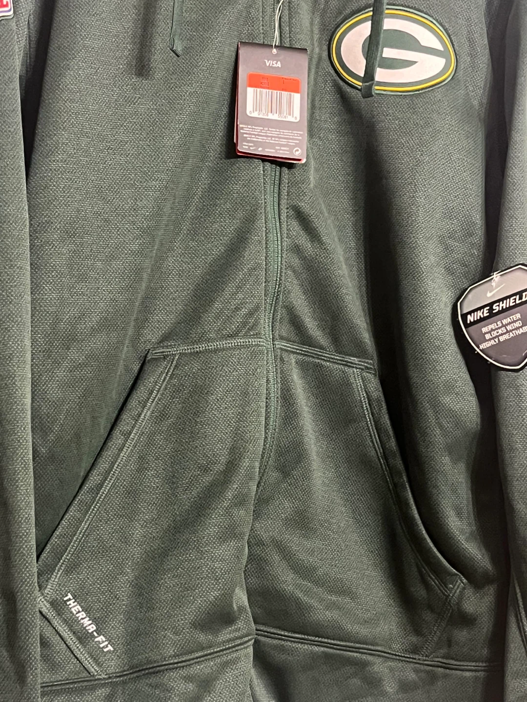 Green Bay Packers Nike Therma-Fit Hoodie - photo 4