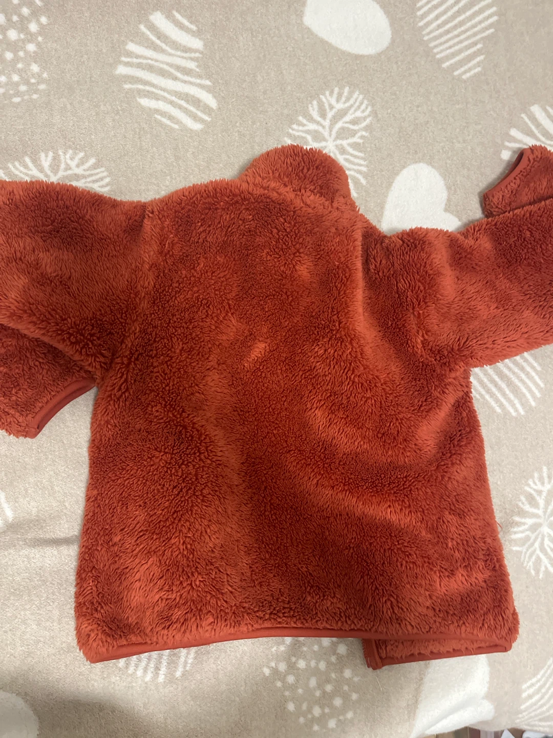 Uniqlo Fluffy Yarn Fleece Zip-Up Jacket - size 7-8 - photo 2