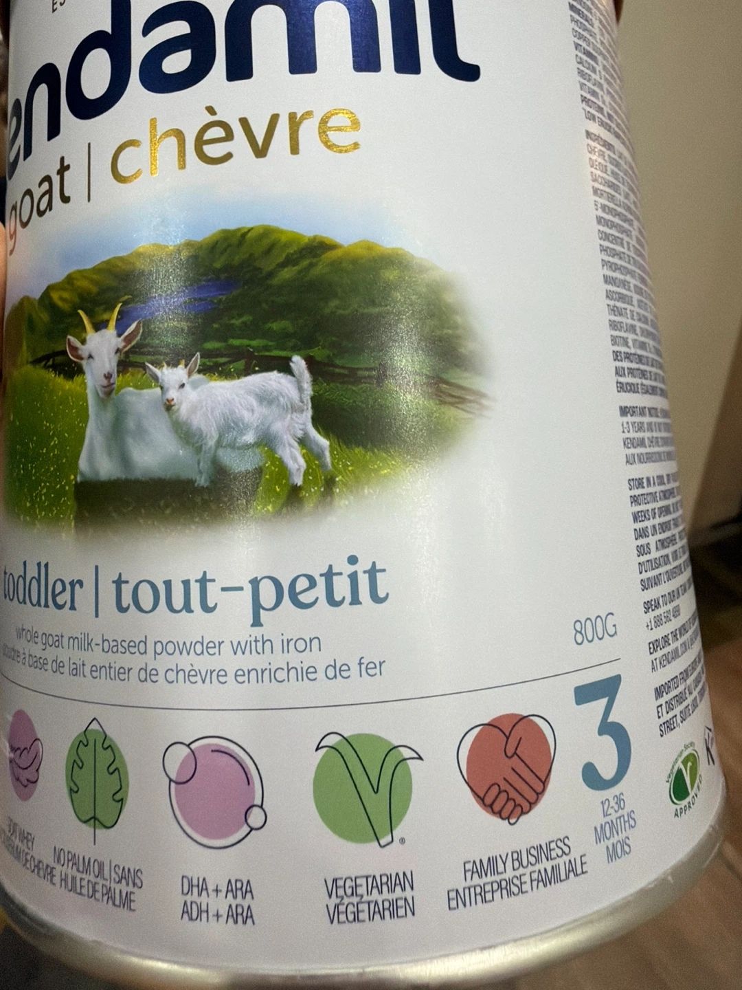 Kendamil Goat Toddler Milk Powder 800g