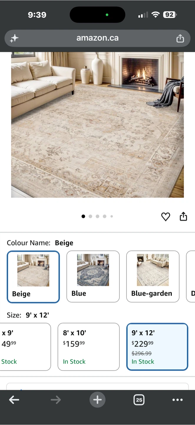 Beige Vintage-Style Runner Rug - photo 4
