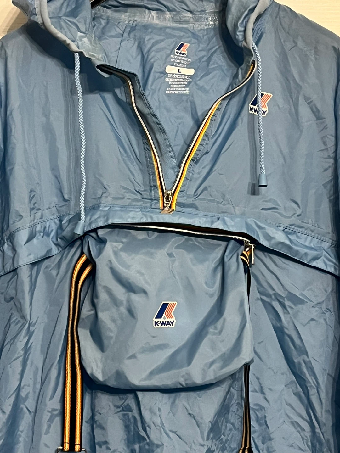 K-Way Lightweight Packable Jacket Men’s Large - photo 2
