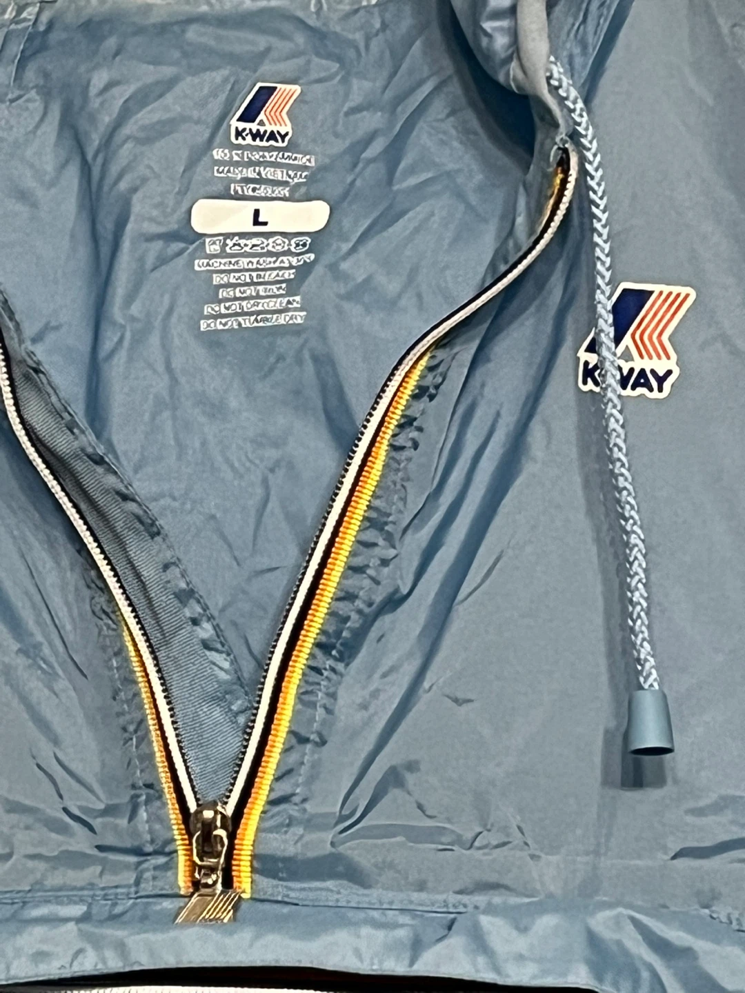 K-Way Lightweight Packable Jacket Men’s Large - photo 3