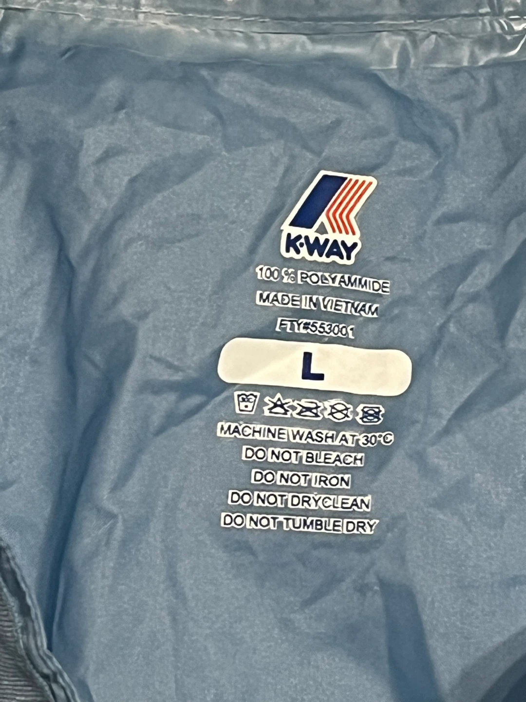 K-Way Lightweight Packable Jacket Men’s Large - photo 4