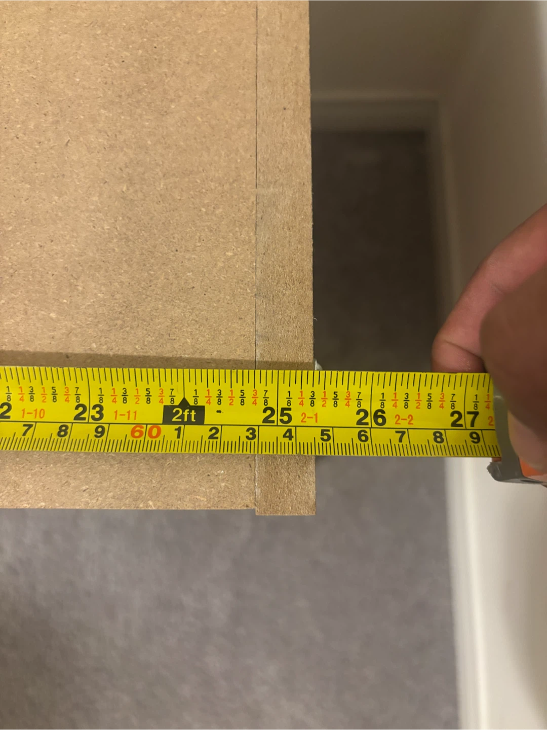 Two-tier MDF storage shelf - photo 4