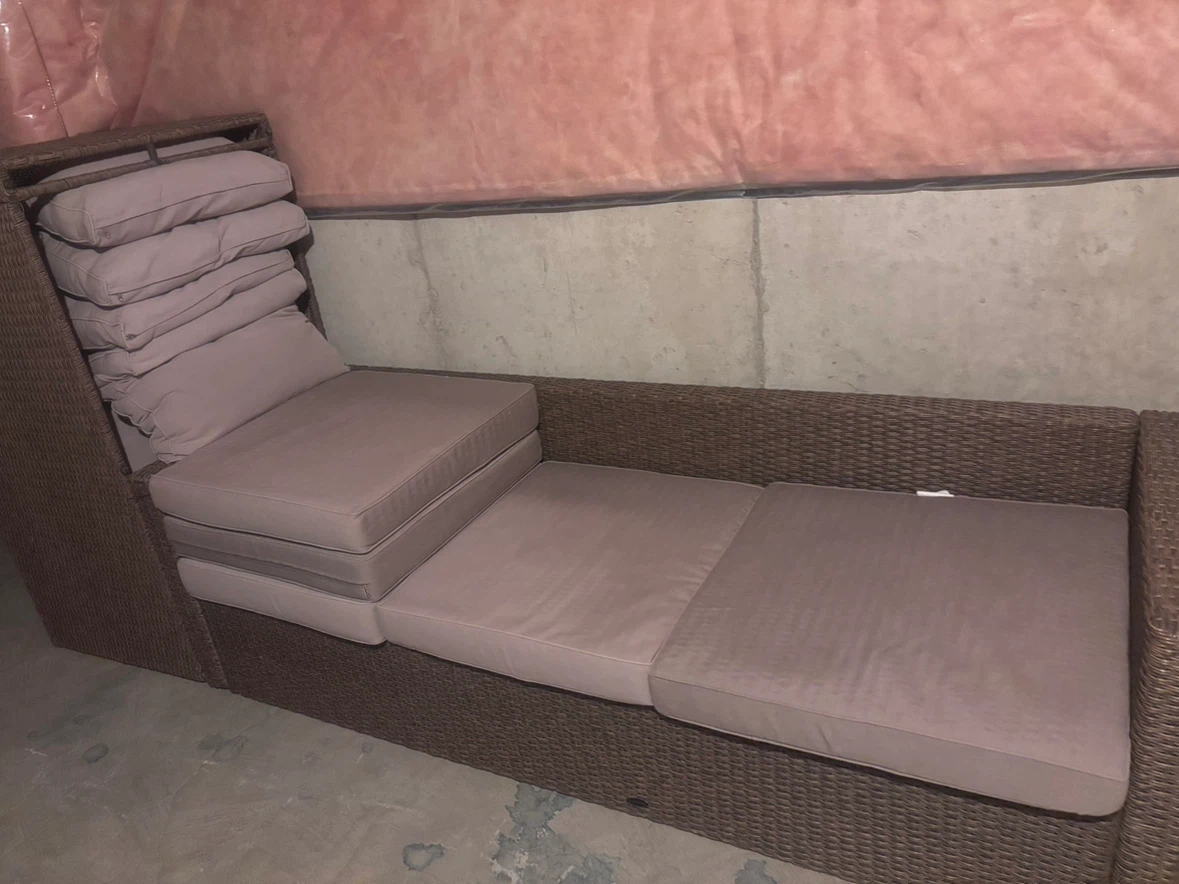 Wicker Patio Sectional Set - photo 2