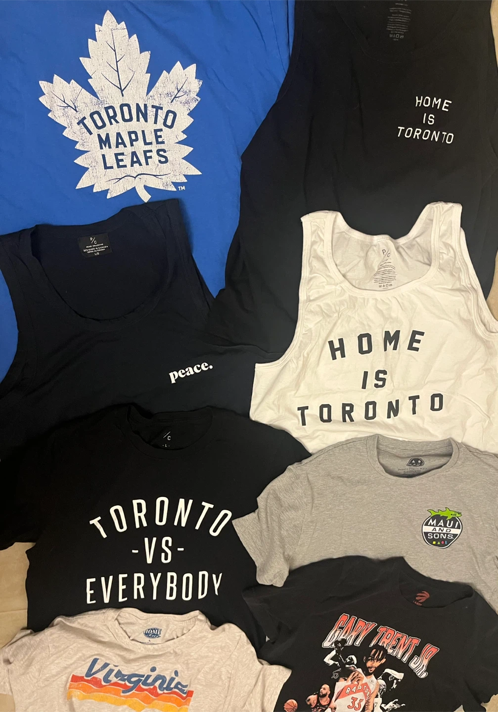Bundle Lot of 8 Men's size Large T-Shirts and Tanks - photo 2
