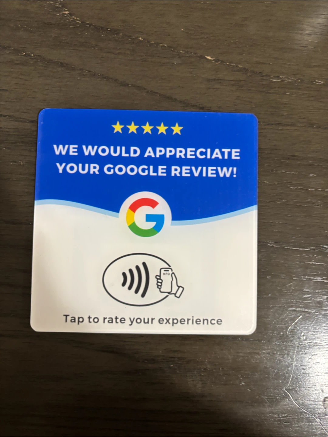 Google Review NFC Tap Sign - photo 2