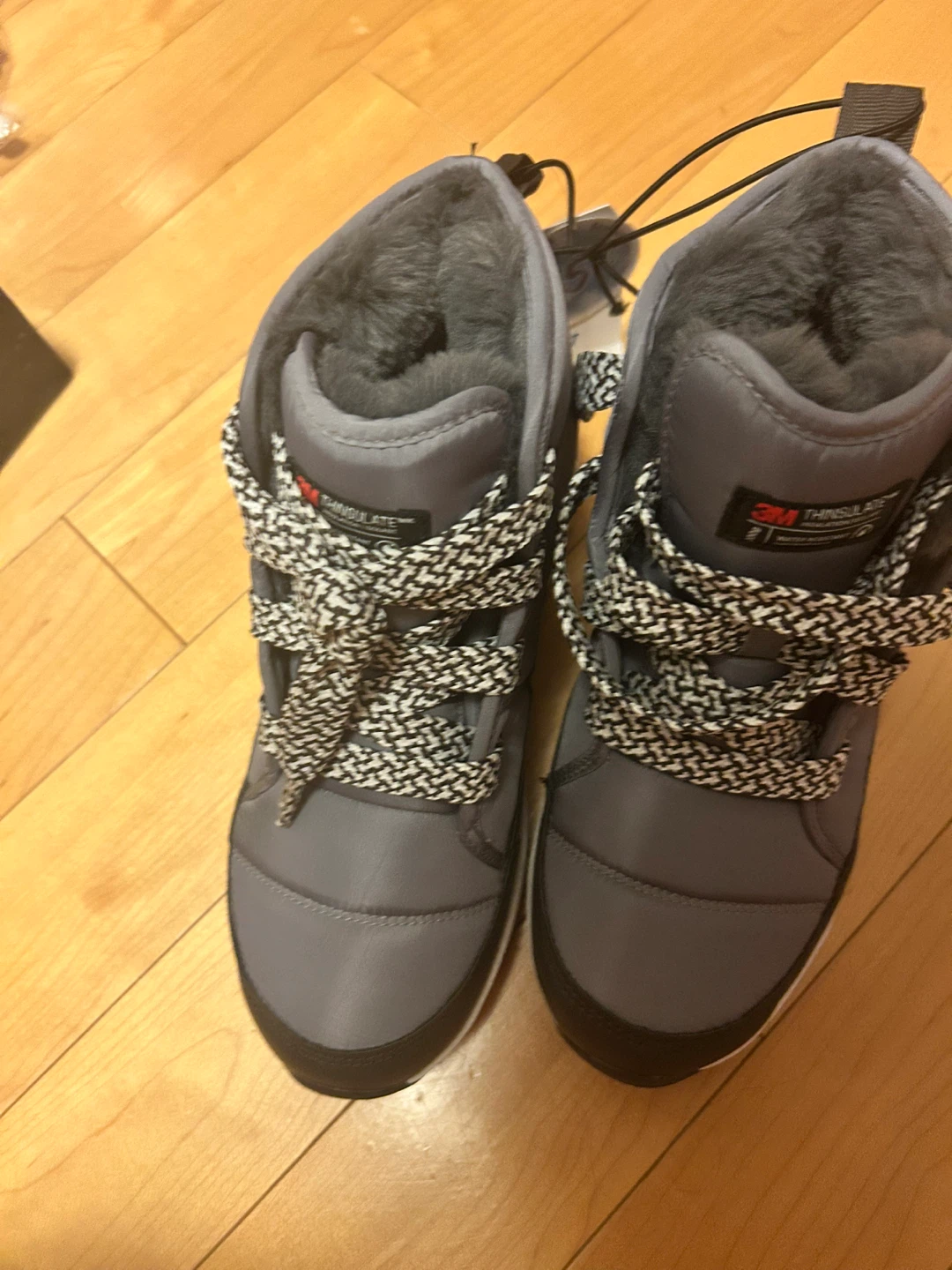 Grey 3M Thinsulate Winter Boots Size 7