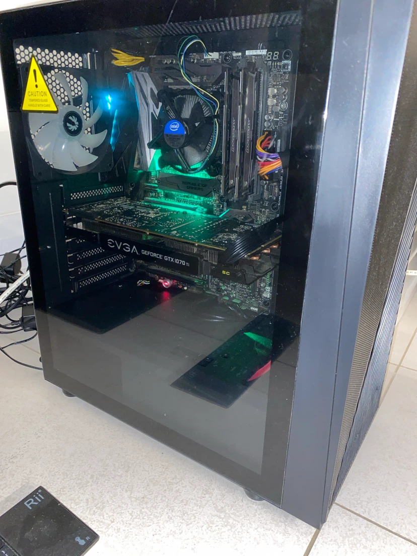 Gaming PC i7-8700K 16GB RAM GTX 1070 Ti full setup 🔥
