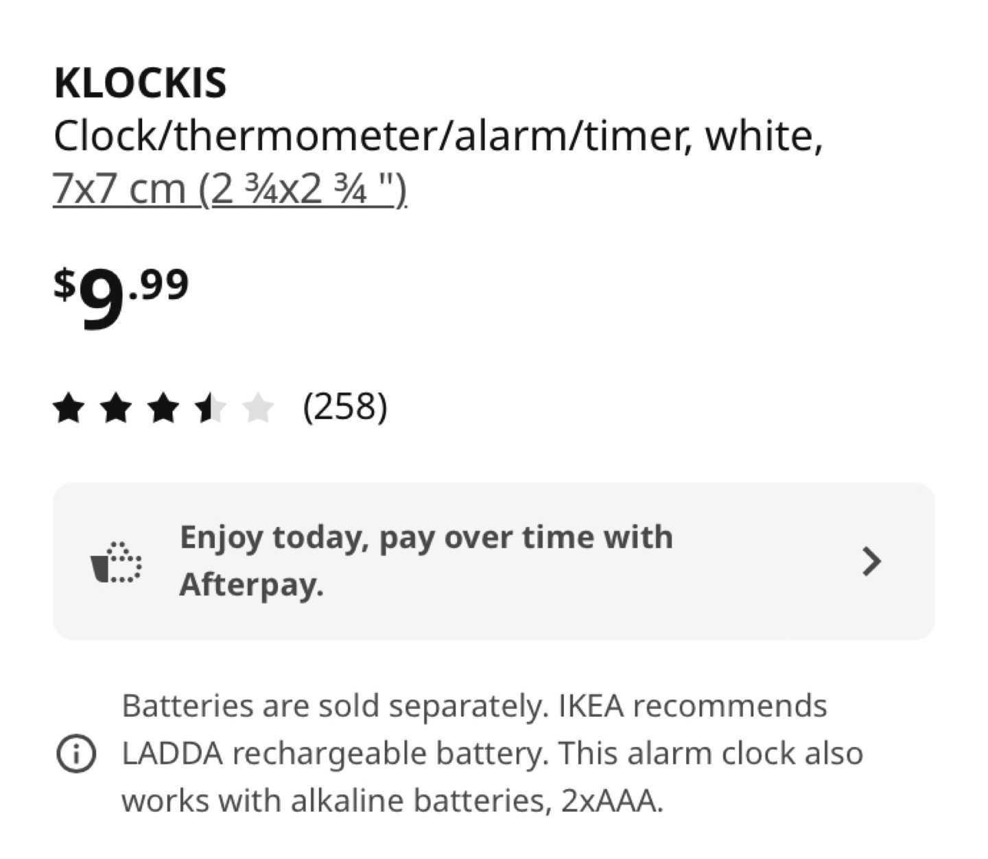 Alarm Clock (+ Temperature, Timer etc)-IKEA - photo 5