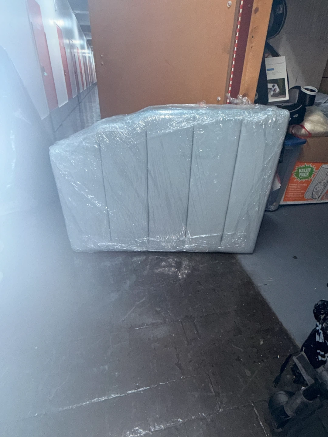 Grey Upholstered Headboard - photo 2