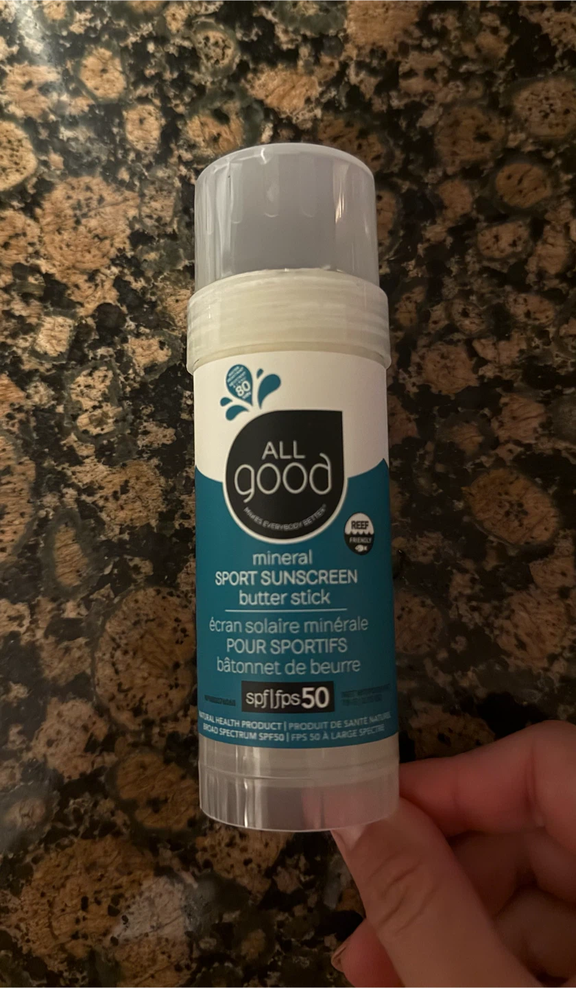 All Good Mineral Sport Sunscreen Butter Stick SPF 50