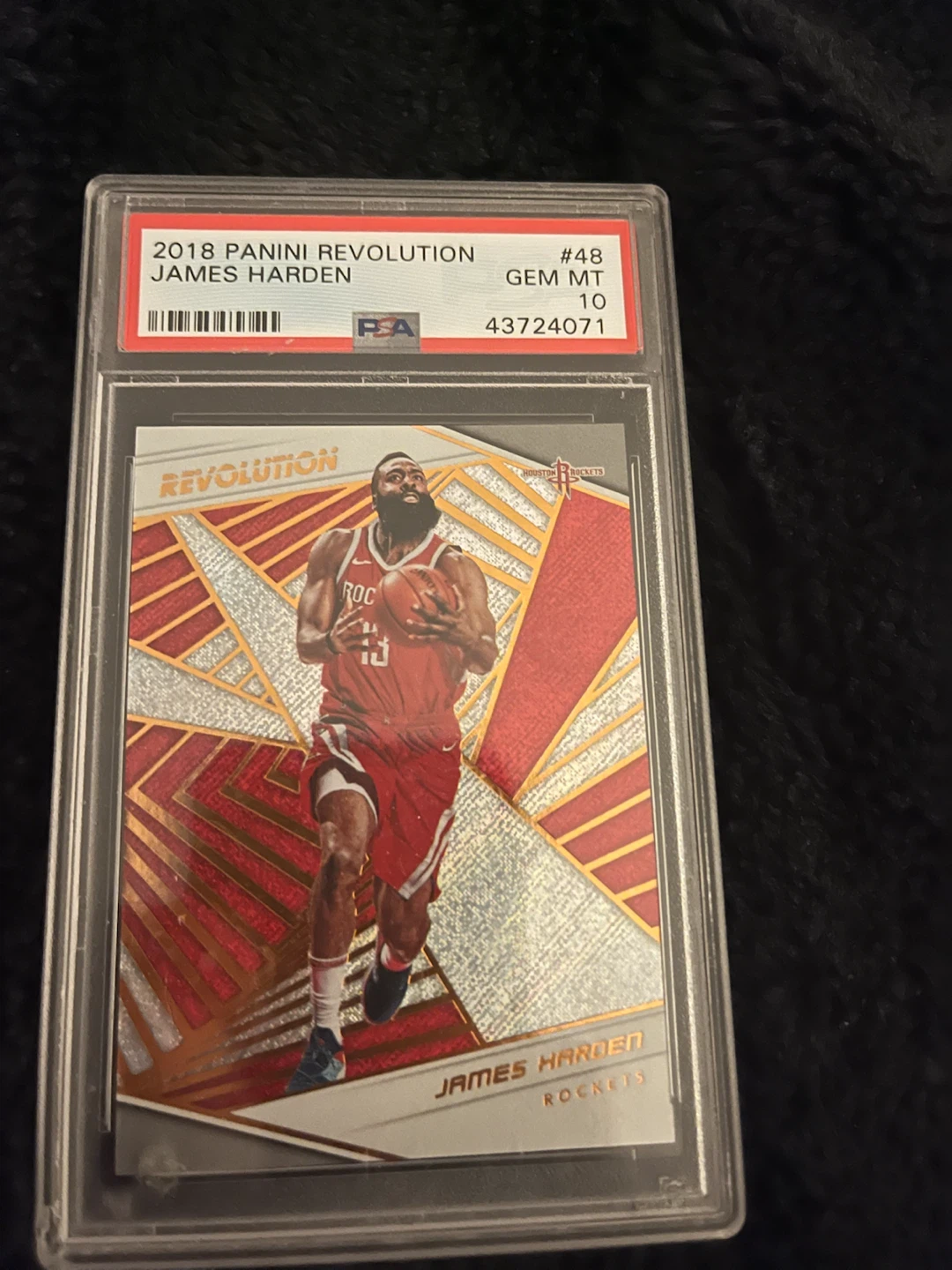 2018 Panini Revolution James Harden PSA 10