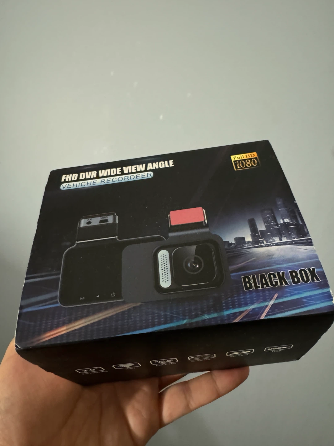 Dual Wide View Angle Dash Cam front and rear