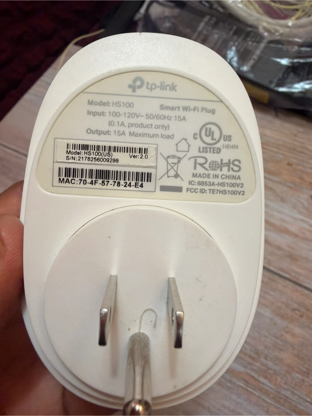 TP-Link HS100 Smart Wi-Fi Plug - photo 2