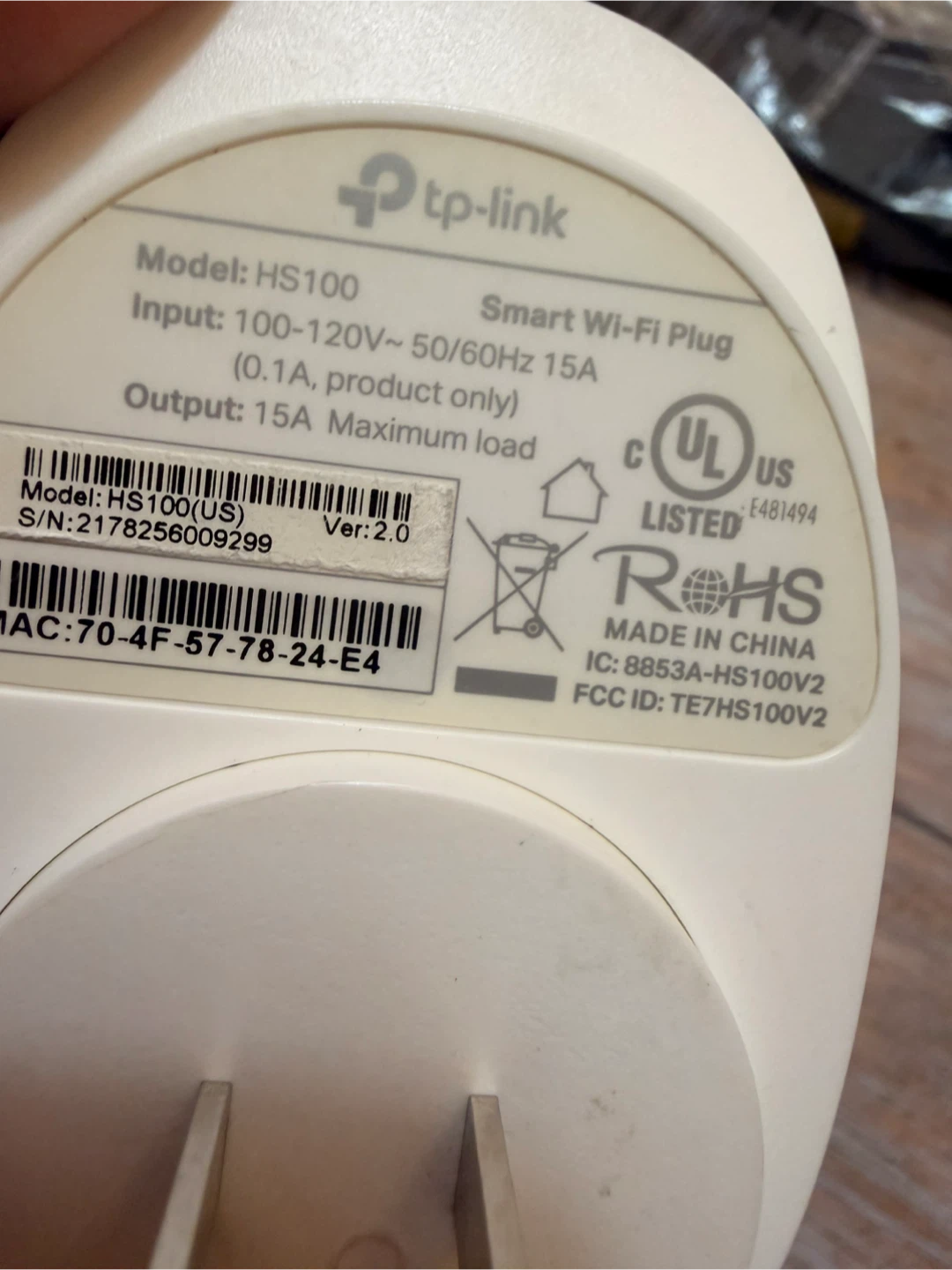 TP-Link HS100 Smart Wi-Fi Plug - photo 4