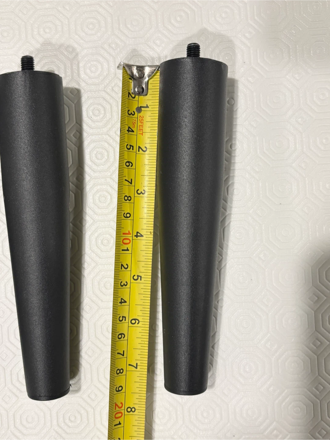 Set of 5 Black Furniture Legs - photo 2