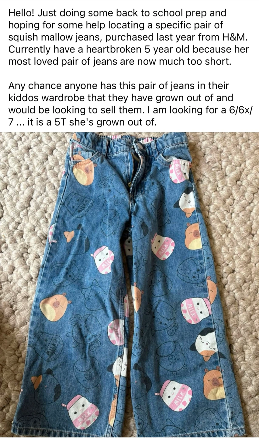 H&M Squishmallows Jeans