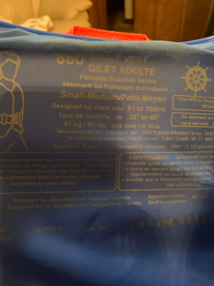 Buoy-O-Boy Adult PFD Life Vest - photo 4
