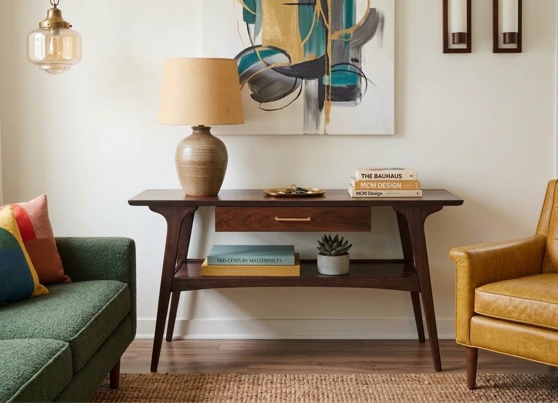 MCM Console or coffee table Table