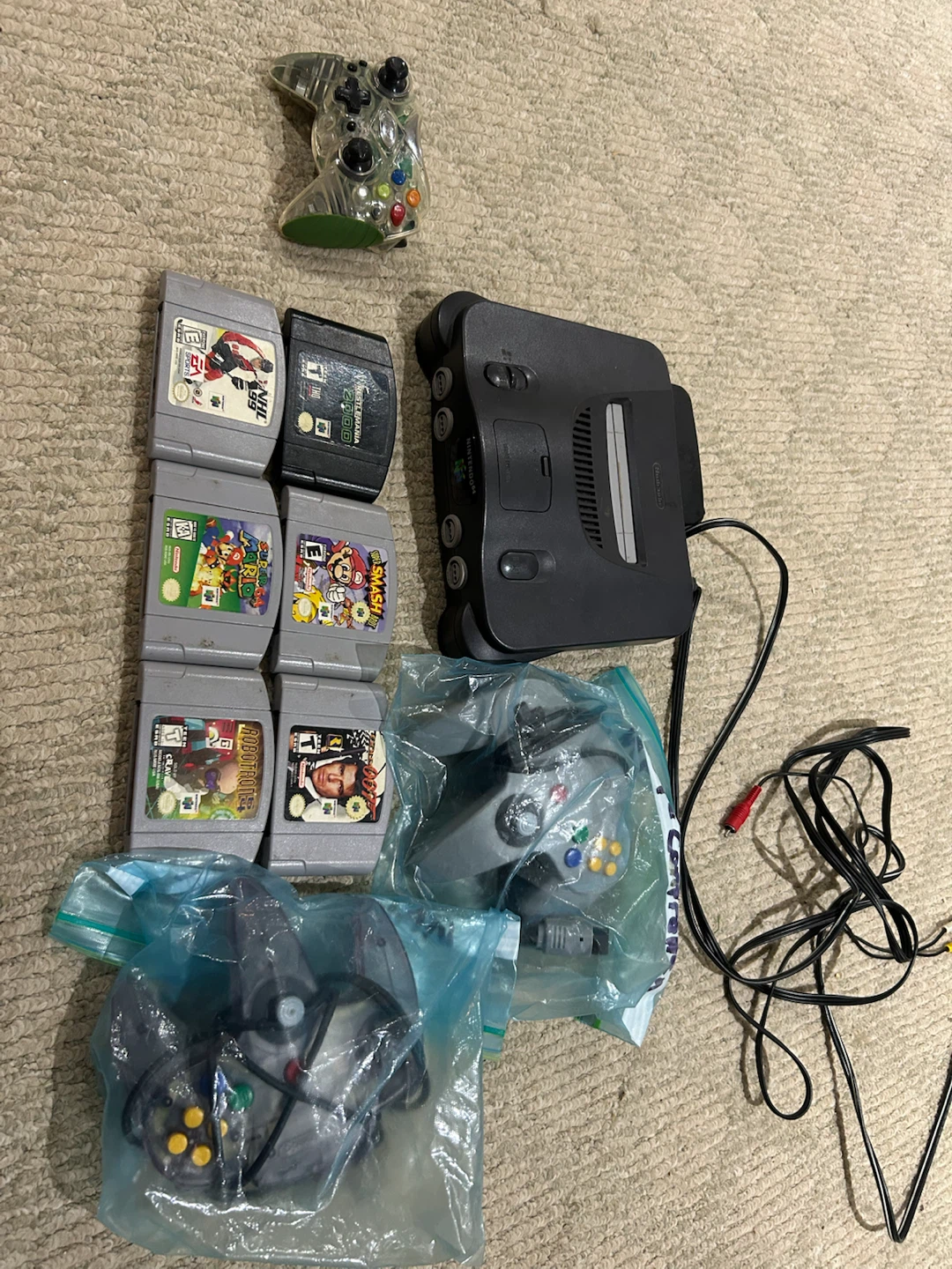 Nintendo 64 Console Bundle with Games and Controllers