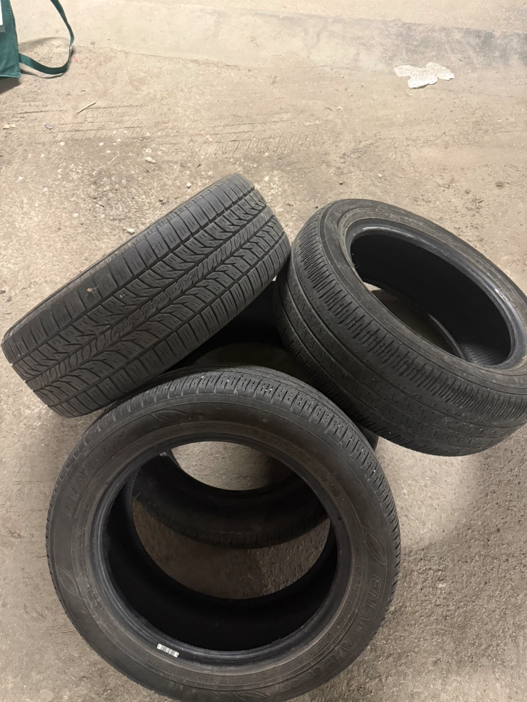 4 Dunlop Enasave Tires 205/55R16