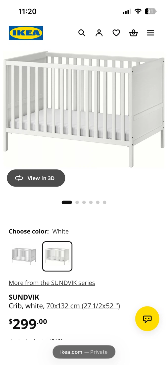 IKEA Crib