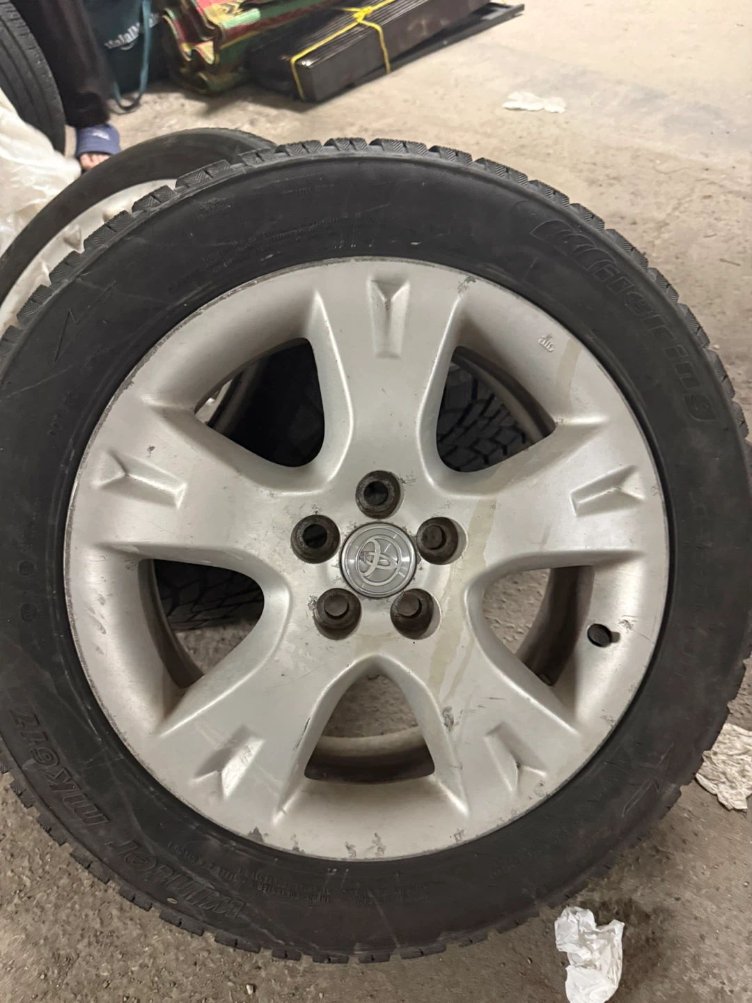 Set of 4 Winter Tires and Toyota Rims - photo 3