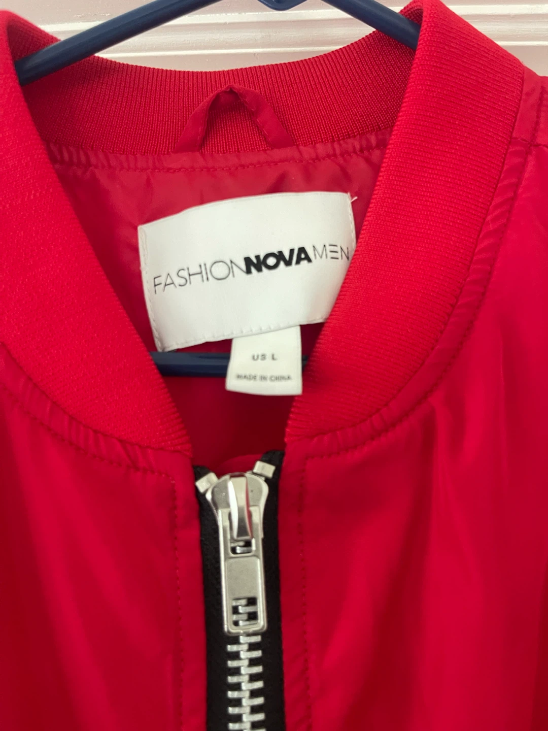 Fashion Nova Men Red Bomber Jacket - photo 3