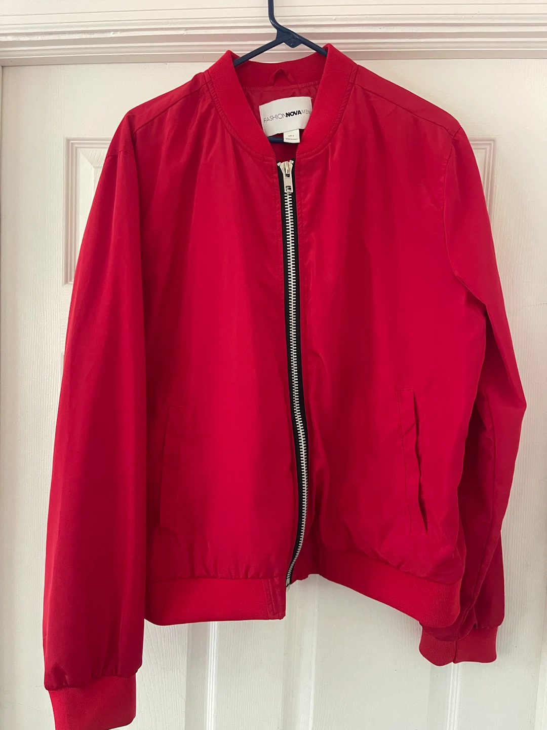 Fashion Nova Men Red Bomber Jacket - photo 5