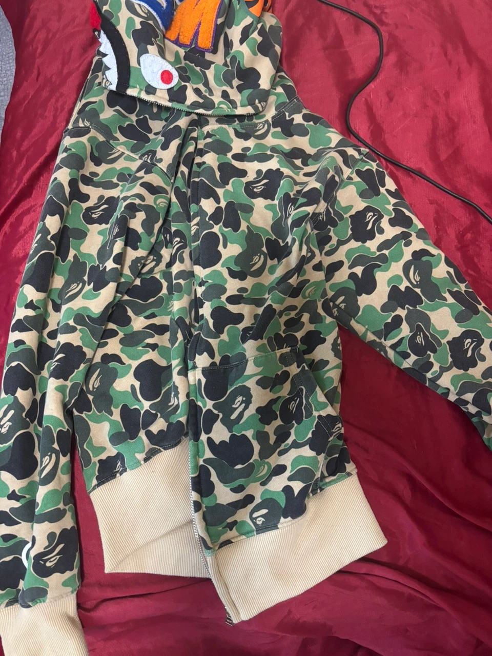 BAPE Shark Full-Zip Hoodie Camo