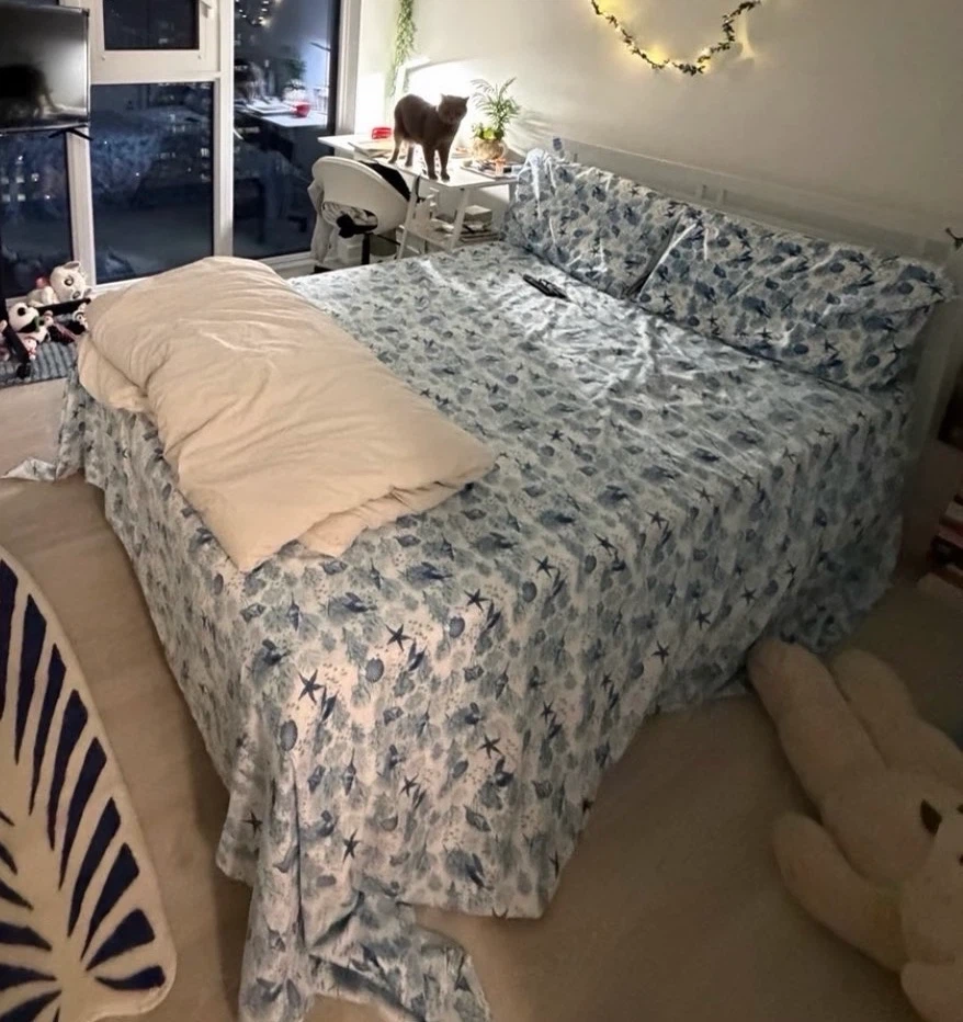 Double size bed including mattress moving sale