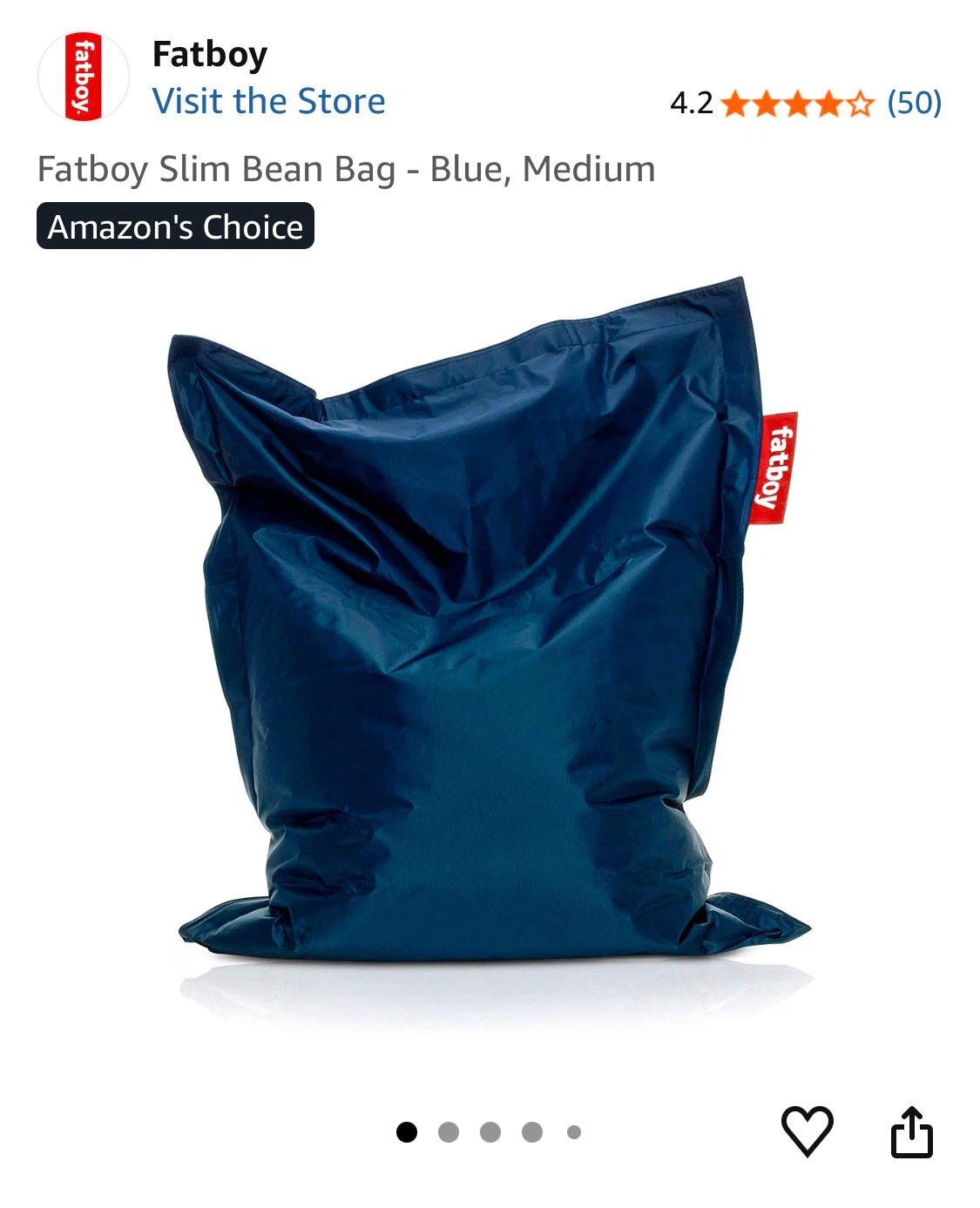 Fatboy Slim Bean Bag - Blue