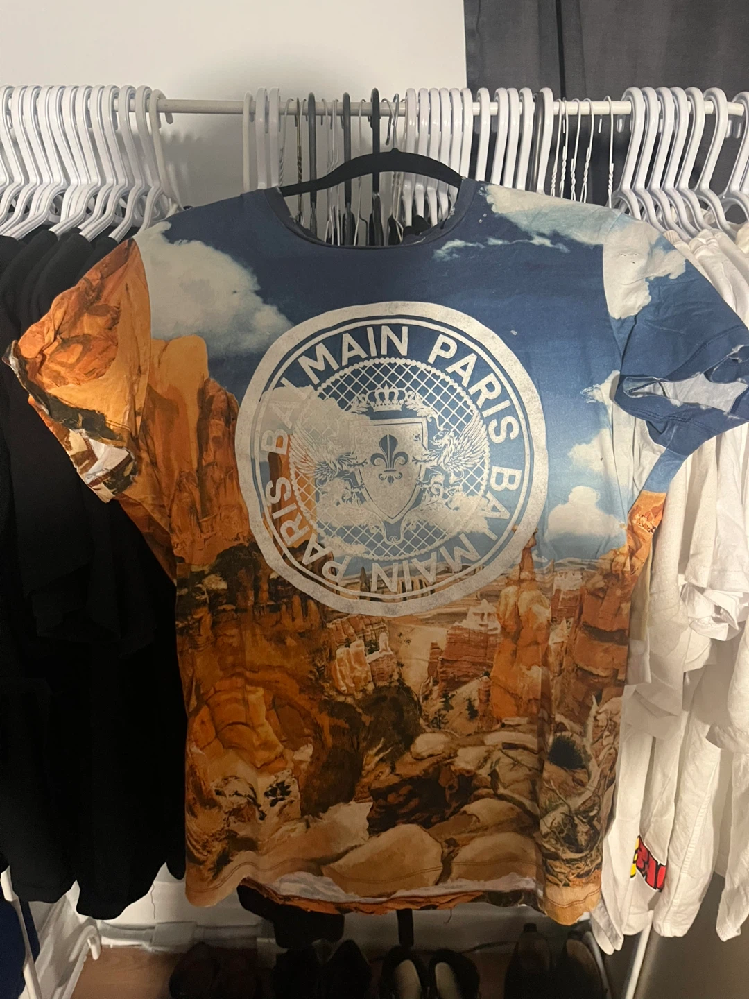 Balmain Paris Graphic T-Shirt large