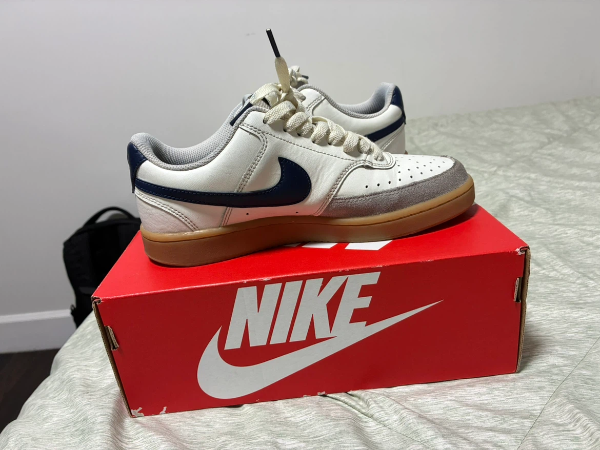 Nike Court Vision Lo - Sail/Midnight Navy