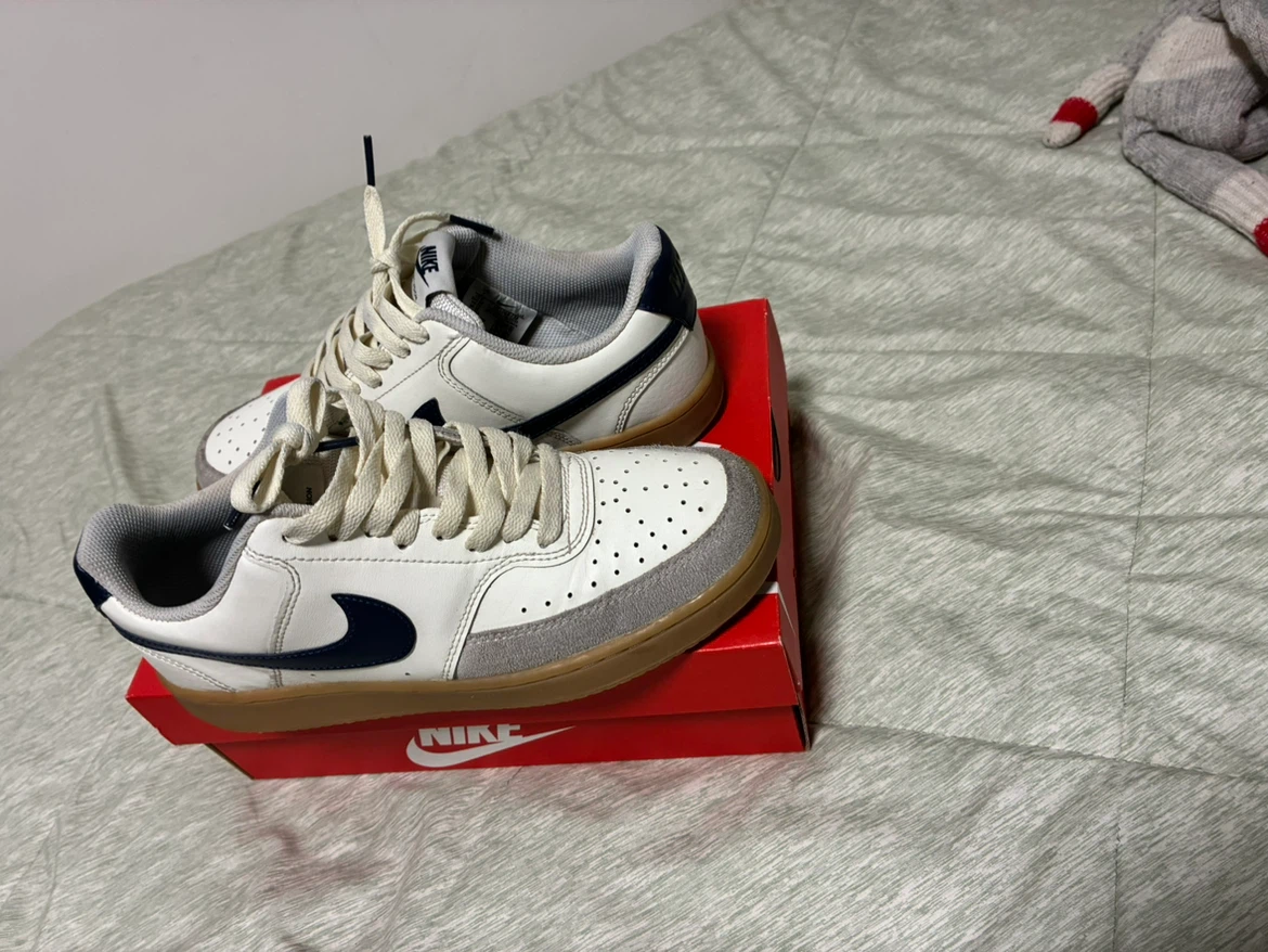 Nike Court Vision Lo - Sail/Midnight Navy - photo 2