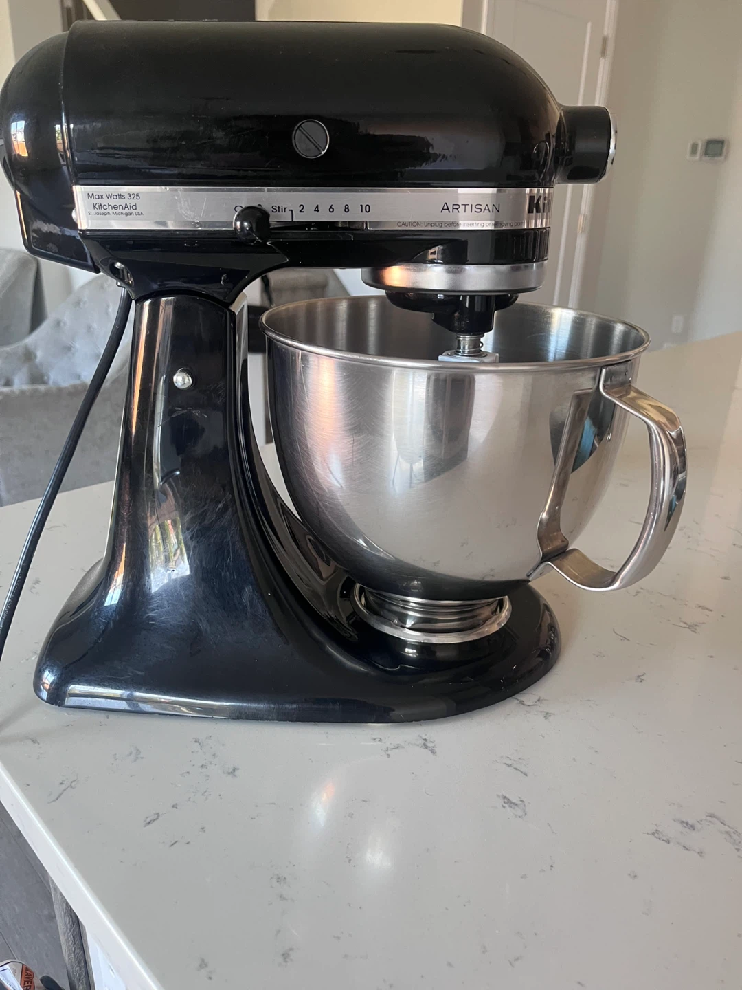 KitchenAid Artisan Stand Mixer Black - photo 2