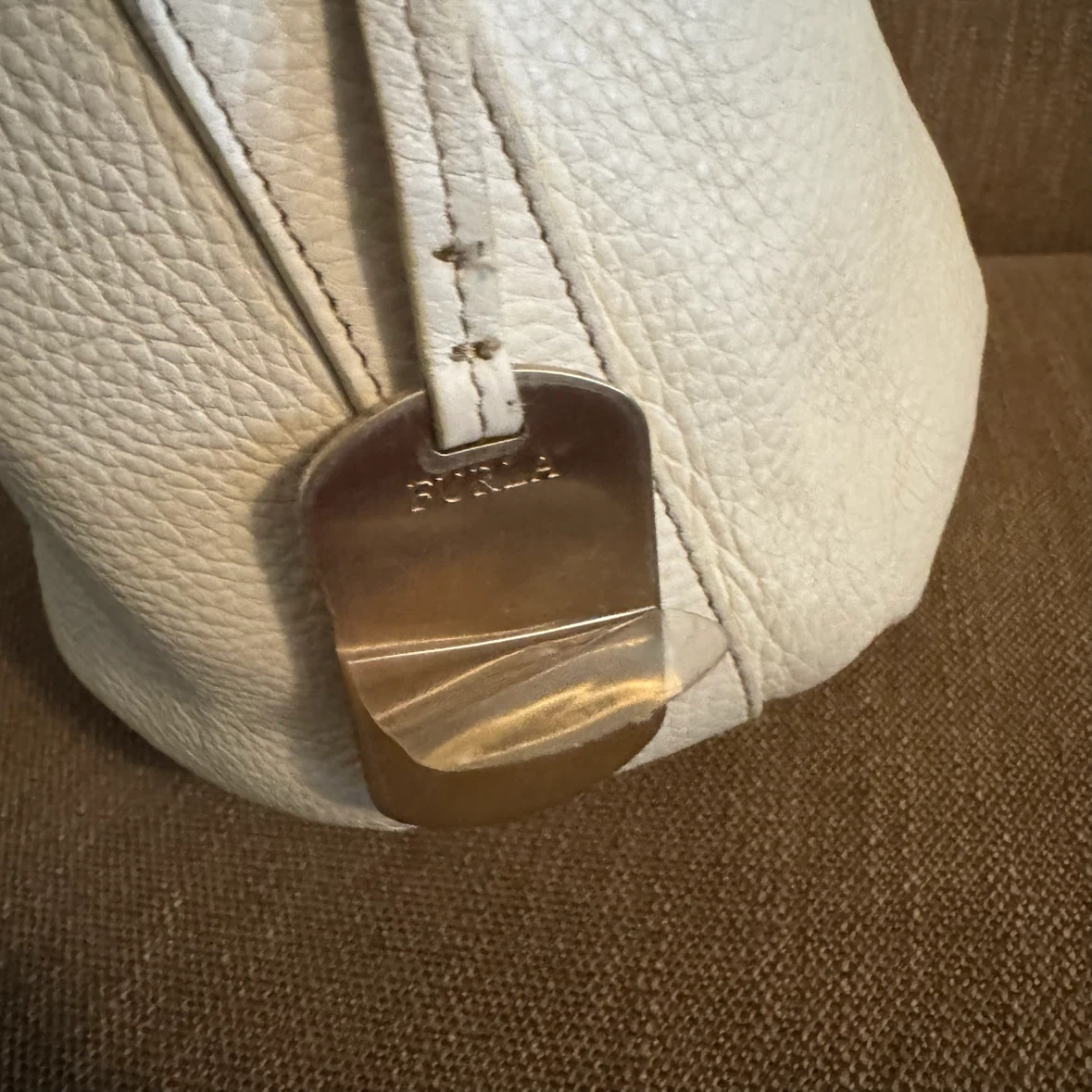 Furla White Leather Shoulder Bag - photo 3