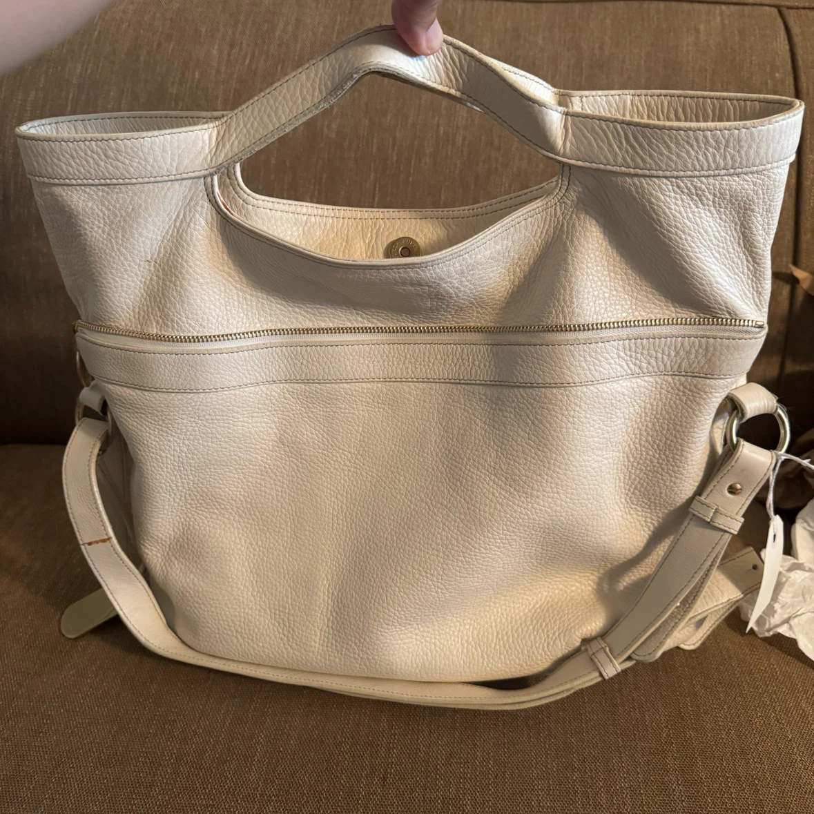 Furla White Leather Shoulder Bag - photo 5