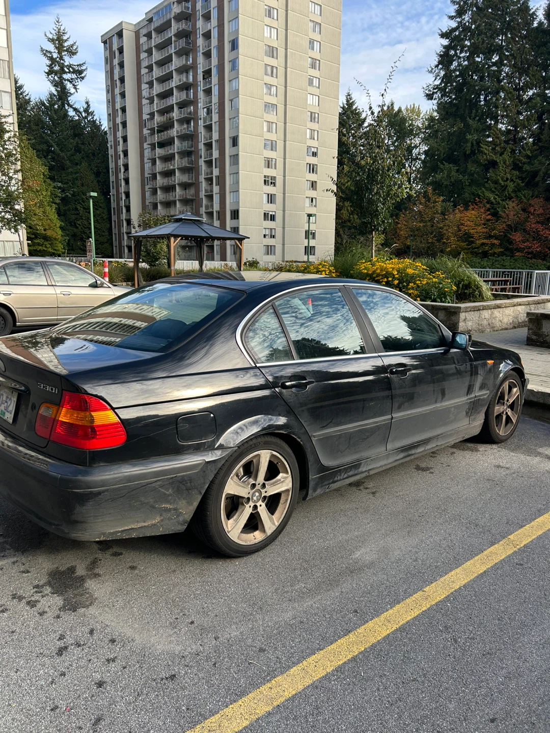 Black BMW 330i Sedan