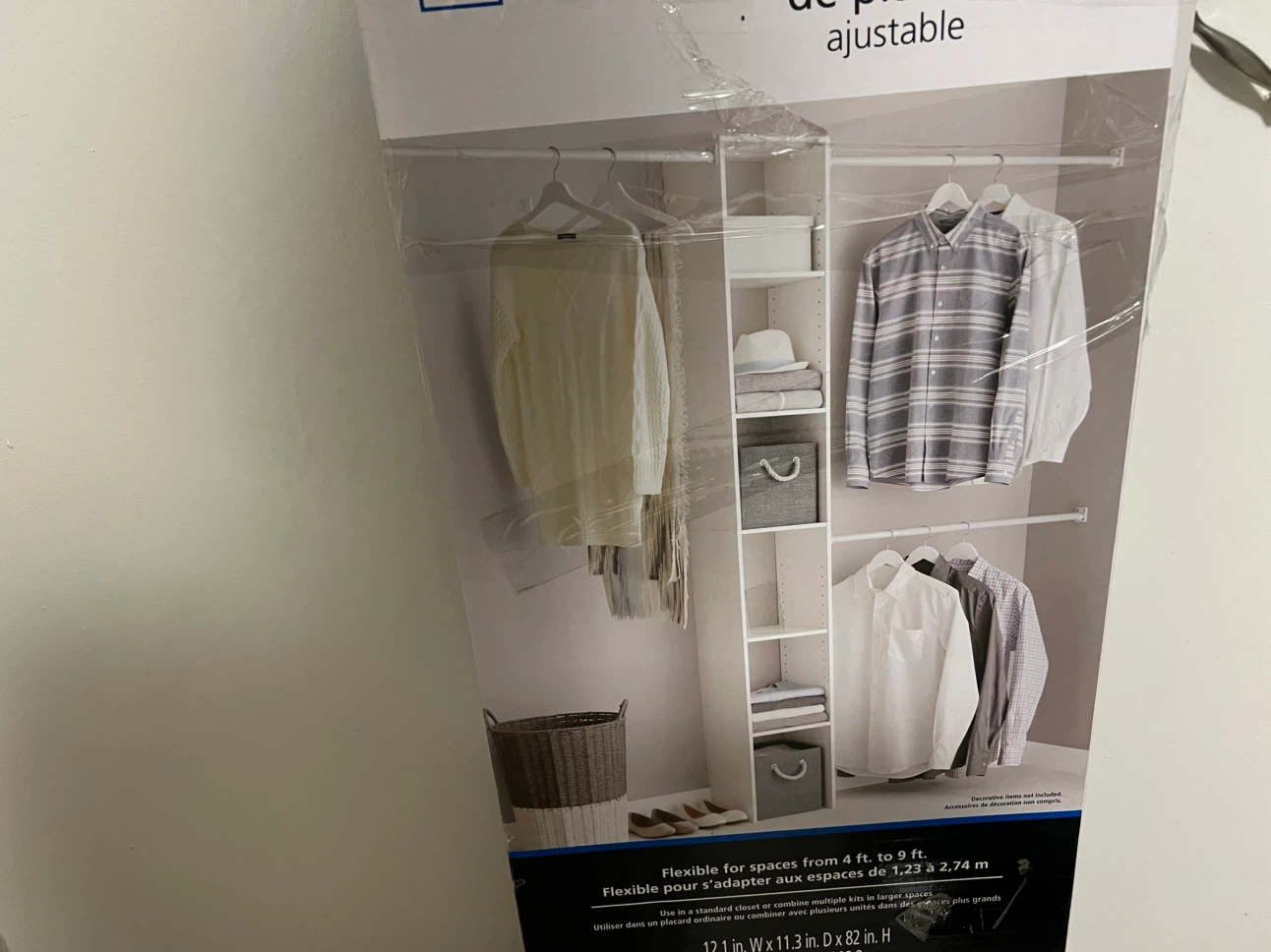 ClosetMaid Adjustable Closet Organizer