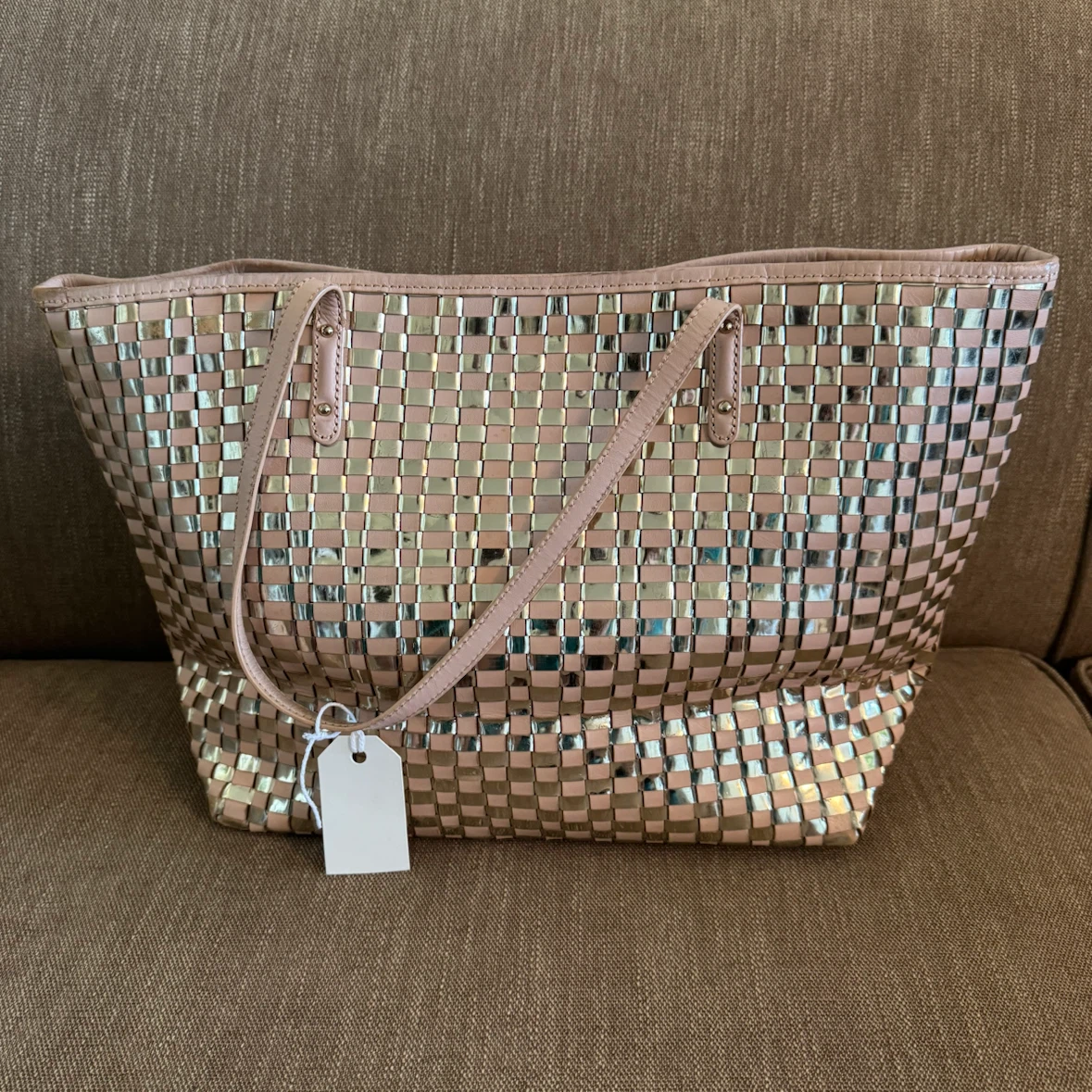 Kate Spade Woven Metallic Tote Bag - photo 2