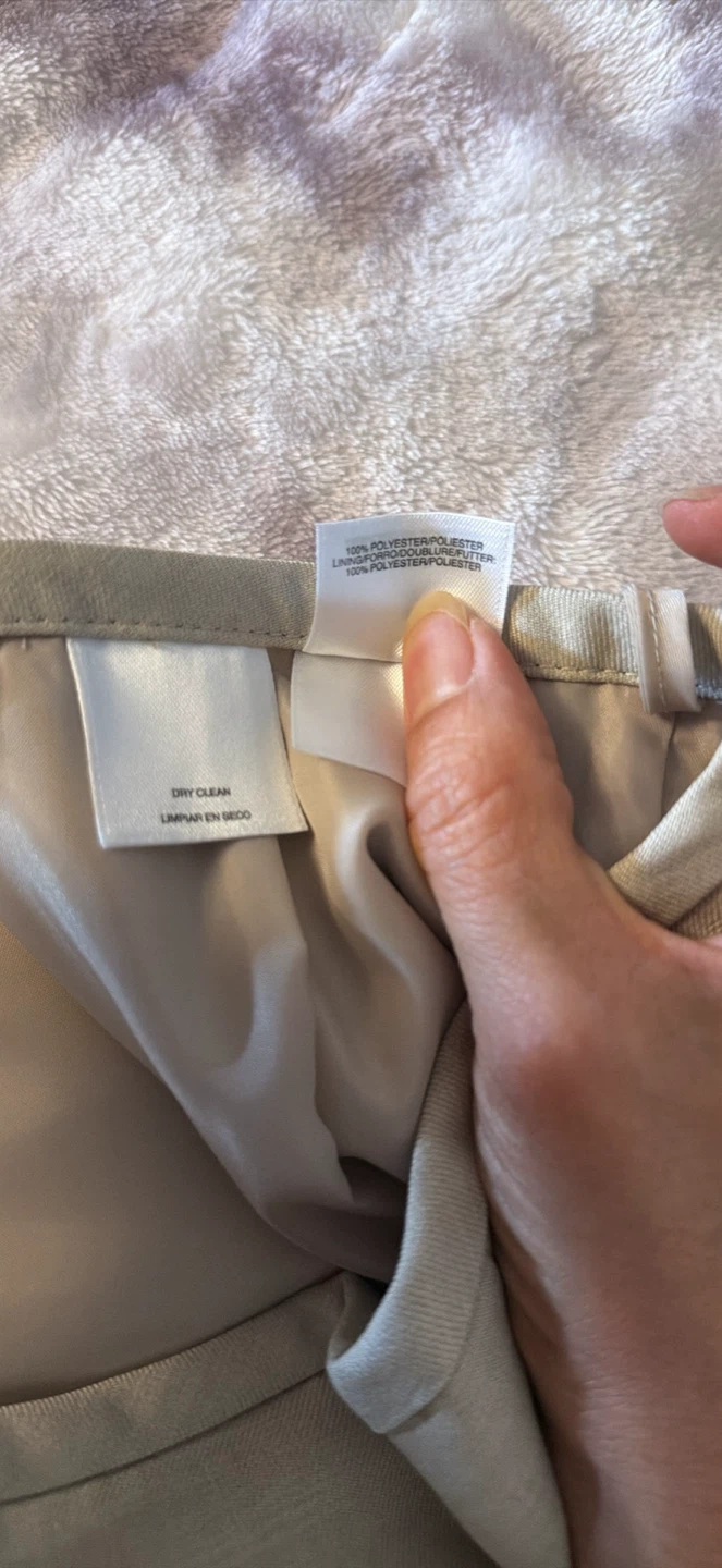 New Le Suit Beige 2-Piece Skirt Suit - size 4 - photo 3