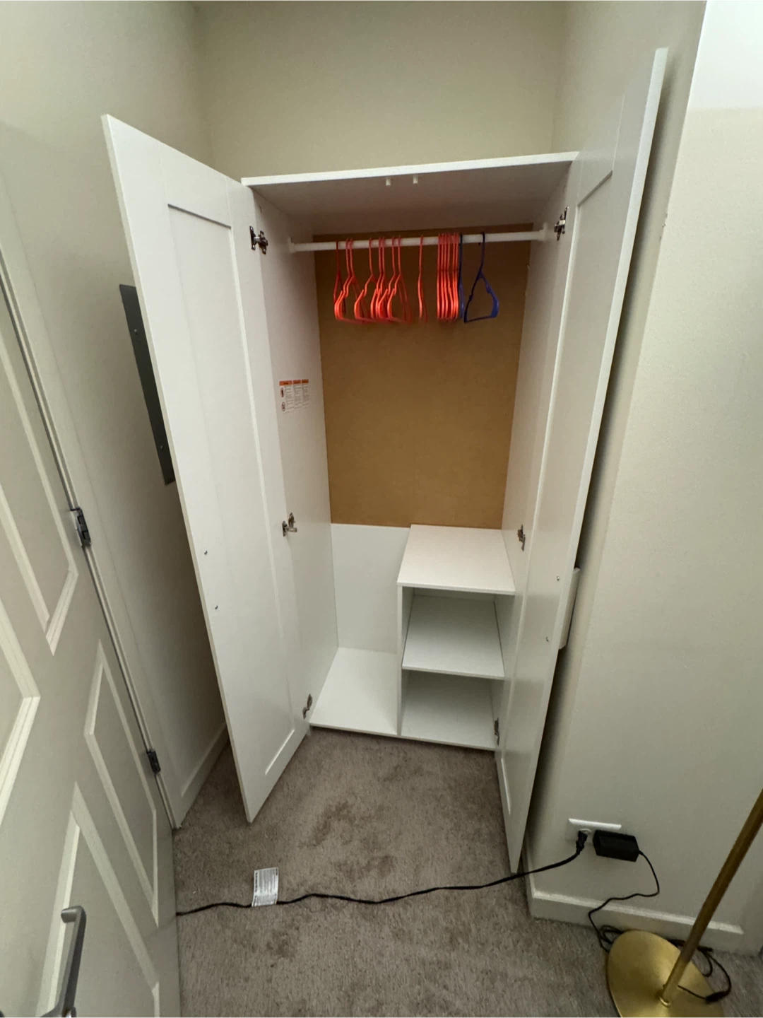 IKEA BRIMNES Wardrobe with 2 Doors, White