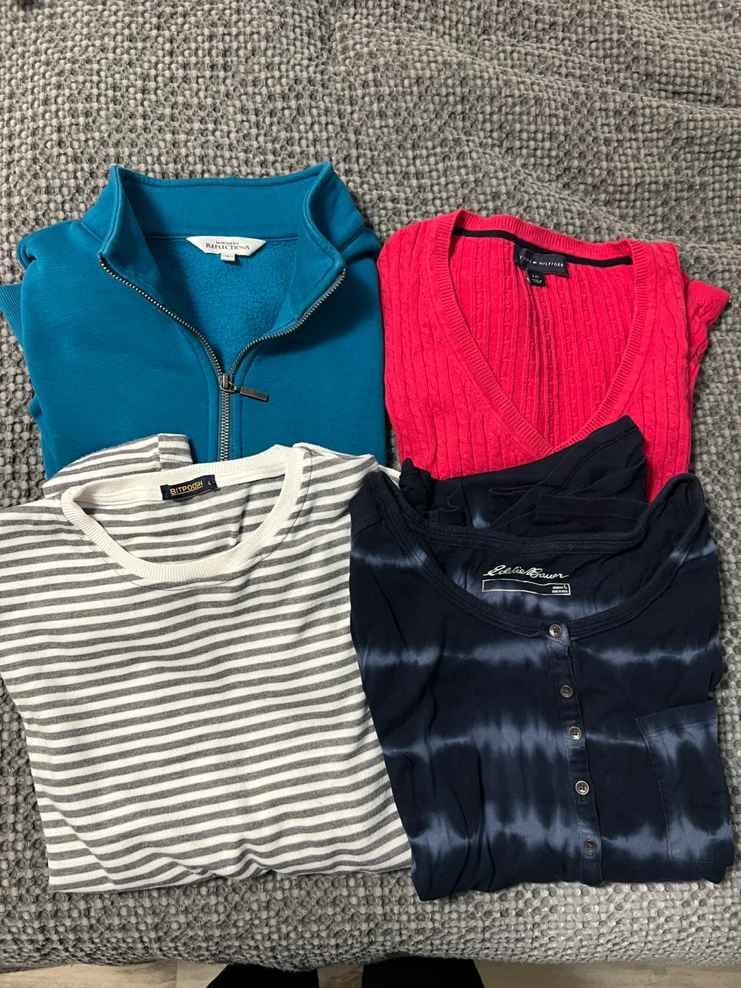 Four Women's Tops Size Large Bundle