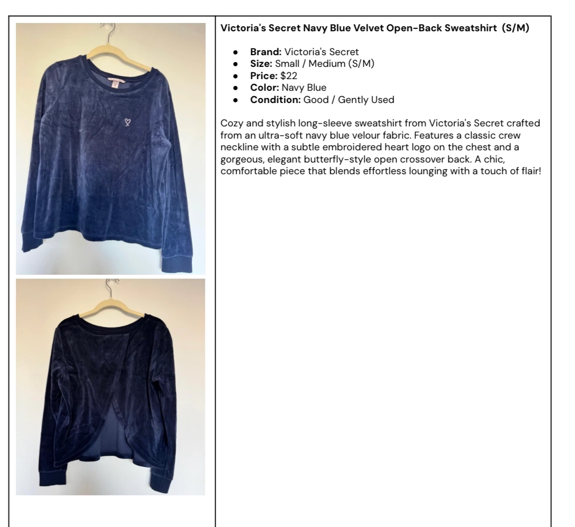 Sweaters for sale- details in the pictures