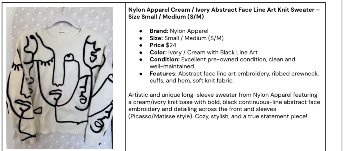 Sweaters for sale- details in the pictures - photo 3